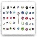 20 Pack 925 Sterling Silver Nose Studs Rings Mixed Sizes 22G