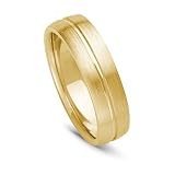 14k Gold Comfort Fit Men's Wedding Band, 6mm