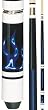 Blue Flame Adjustable Weight Raminwood Rage Economy Two-Piece Billiard Cues - Billiards Equipment
