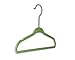 BriaUSA Kids Baby Clothes Hangers Green Steel Hooks –Ultra Slim, Sturdy Saves You Extra Space – Set of 10