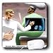 Londons Times Funny Medicine Cartoons - Uncle Ben Has Kidney Beans - Mouse Pads
