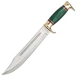 Timber Rattler Bowie Knife Big Green