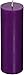 Zest Candle Pillar Candle, 2 by 6-Inch, Purple