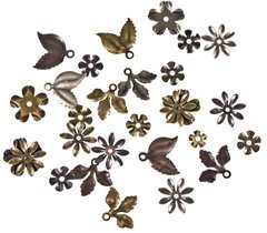 Advantus Tim Holtz Idea-Ology Foliage  Long Fasteners, 