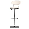 Peppi Adjustable Bar Stool - White