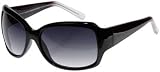 J.LO by Jennifer Lopez Classic Squared Sunglasses (Black), Black, One Size, 68300