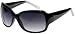 J.LO by Jennifer Lopez Classic Squared Sunglasses (Black), Black, One Size, 68300