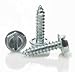 Zinc Plated Steel Hex Head Slotted Sheet Metal Screw #10