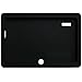 Zeepad Red Gel Skin Case - Rubberized Soft Silicone Cover for Zeepad 7'' Tablet (Black)