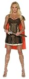 Smiffy’s Women’s Fever Gladiator Dress, Brown/Red, Large Picture