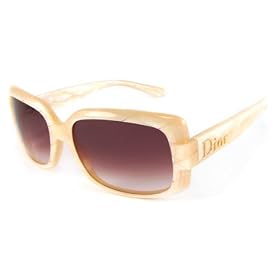 Buy Christian Dior Sunglasses - Dior 60's 2 Frame: Pink Mother of Pearl Lens: Brown Gradient by Christian Dior