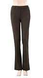 SOLID WOOL GABARDINE SLIM PANTS