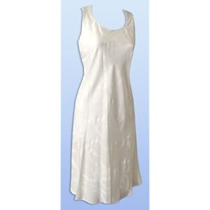 Hurricane A-Frame Hawaiian Aloha Flared Short Tank Dress in Wedding White