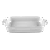 Le Creuset Stoneware 9 1/4 Inch Square Dish, White