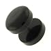 Neon Black Acrylic Fake Plug - 16g - 9mm Stud - Sold as a Pair