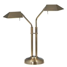 Bakarat™ Pharmacy Style Antique Brass Desk Lamp