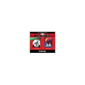 Lexmark Cartridge No. 23/24 Twin-Pack - Print cartridge - 1 x black, color (cyan, magenta, yellow) - LRP