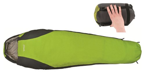 Highlander Travel Pac-Tec 100 Mummy Compact Lightweight Sleeping Bag Pac Tec 1-2 Season
