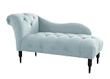 Skyline Furniture Tufted Fainting Sofa, Velvet Pool
