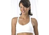  : Champion Women's Shape T-Back Sports Bra, White, 34B