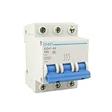 uxcell　ミニチュアサーキットブレーカー　ミニサーキットブレーカー　サーキットブレーカ　4000A遮断容量　3ポール　60A