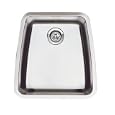 Blanco Performa 513641 20" Undermount Large Single Bowl Kitchen Sink with 18 Gauge 304 Series Stainless Steel and Sound Deadening Insulation