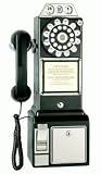 CROSLEY RADIO CR56-BK 1950S CLASSIC PAY PHONE