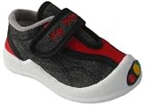 Baby Squeaky Shoes, Black/Red (infant to toddler)