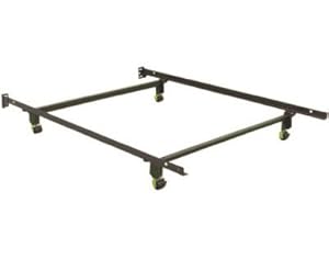 bed frame rollers metal assembly king frames