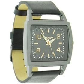 Identity London Mens Black Strap Rose Tone Dial Watch BN52.03ID