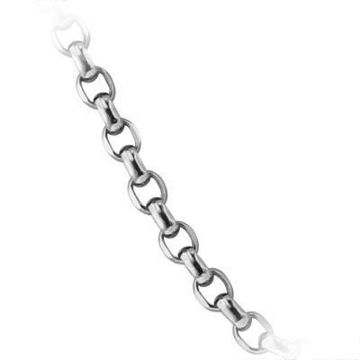 14k White Gold 2.4mm Rolo Chain Necklace - 20\