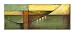 Graphic Suspension Bridge on FAP - Jennifer Goldberger Art Print Poster 32 x 12