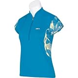 Louis Garneau 2008 Women's City Girl Short Sleeve Cycling Jersey - Atlantis - 8820370-88J (S)