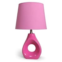 16 Pink Poly Table Lamp