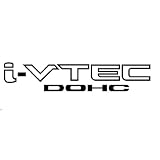 I VTEC DOHC Vinyl Decal Sticker Import Tuner GLOSS BLACK