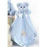 Blue Teddy Bear Hugs and Blankie by Bearington - Baby Boy Gift