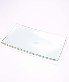 Antique Gold Rectangular Slab by Annieglass