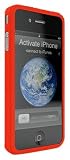 Cygnett CY0098CPMOL Molecule Silicon Case for iPhone 4 - Red