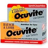 Ocuvite Nutrition for Eyes, Tablets by Bausch & Lomb 120 Ocuvite Nutrition for Eyes, Tablets by Bausch & Lomb 120