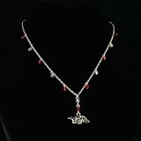 Arkansas Razorbacks Crystal Bead Logo Necklace NCAA College Athletics