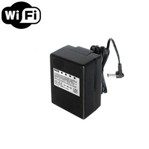 Wireless Spy Camera with WiFi Digital IP Signal, Recording & Remote Internet Access (Camera Hidden in a Power Adapter)