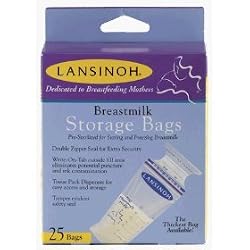 Lansinoh Breastmilk Storage Bags - 25 ct