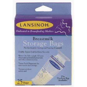 Lansinoh Breastmilk Storage Bags 25 ct