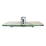 B-Tech Small Glass AV wall shelf bracket DVD SKY PS3 WII