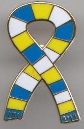 Warrington Wolves Rugby League Retro Bar Scarf Pin Badge