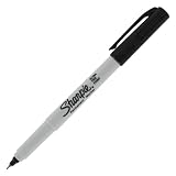 Sharpie 37001 Ultra Fine Point Permanent Markers, Black (Box of 12)
