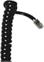 GE TL96177 12 Foot Coil Phone Cord (Black)