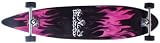 Krown Purple Flame Complete Longboard Skateboard