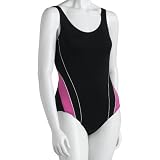 Speedo Women's Aquatic Endurance+ Polyester Solid Splice U-Back Swimsuit