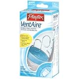 Playtex VentAire Nipple Natural Shape Bottle Feeding, Fast Flow - 9 Oz